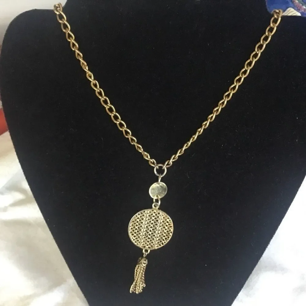 $10 ea or 3/$20. Goldtone Pendant Necklace